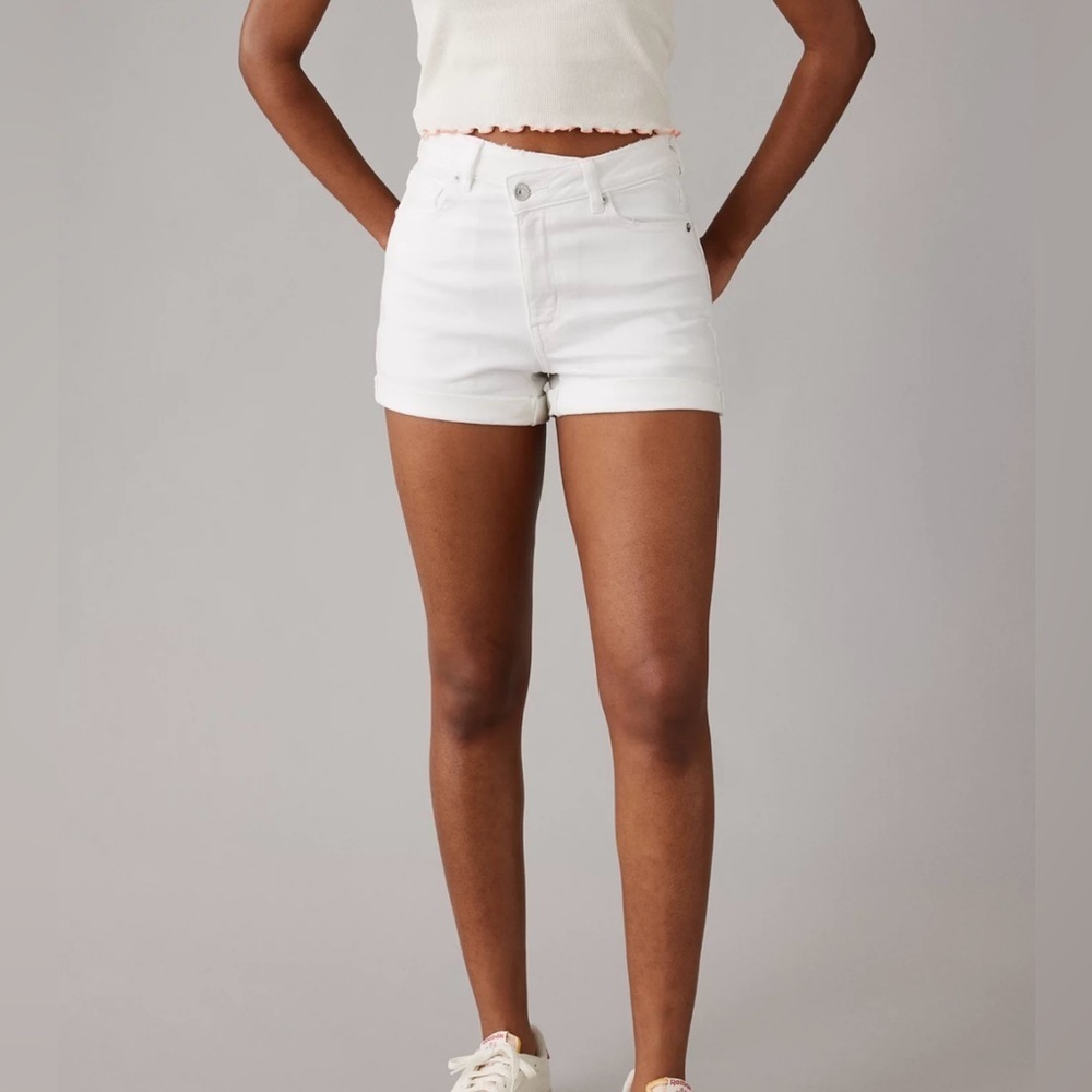 American Eagle Women’s Stretch Mom Shorts Size 4 - Picture 2 of 12